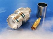 UHF Female Crimp/Crimp RG-213-RG214