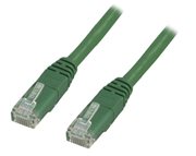 Patchkabel 0,3 M Cat6 UTP GRØN