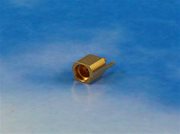 MMCX PCB mounting female edge mount