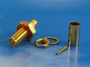 SMA female Bulkhead RG58 O-ring