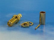 SMA female Bulkhead crimp for RG58