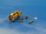 SMA female crimp RG178
