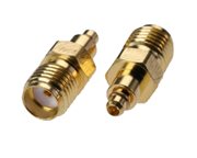 MMCX male / SMA female adaptor